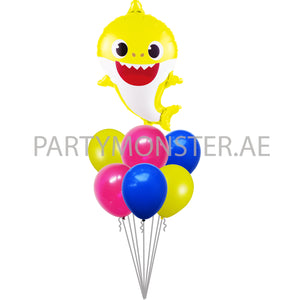 Yellow baby shark balloons for sale online in Dubai 
