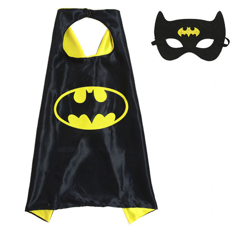 Batman kid's drape and eye mask costume set