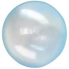 Blue Clear Balloon -24in - PartyMonster.ae