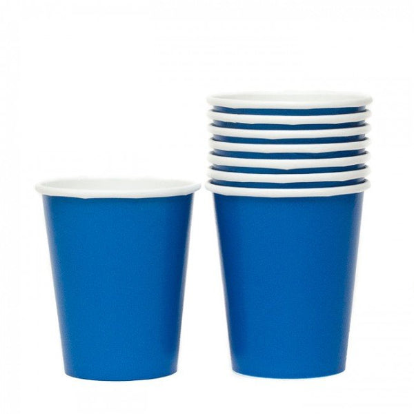 Blue Paper Cups - 10pcs - PartyMonster.ae