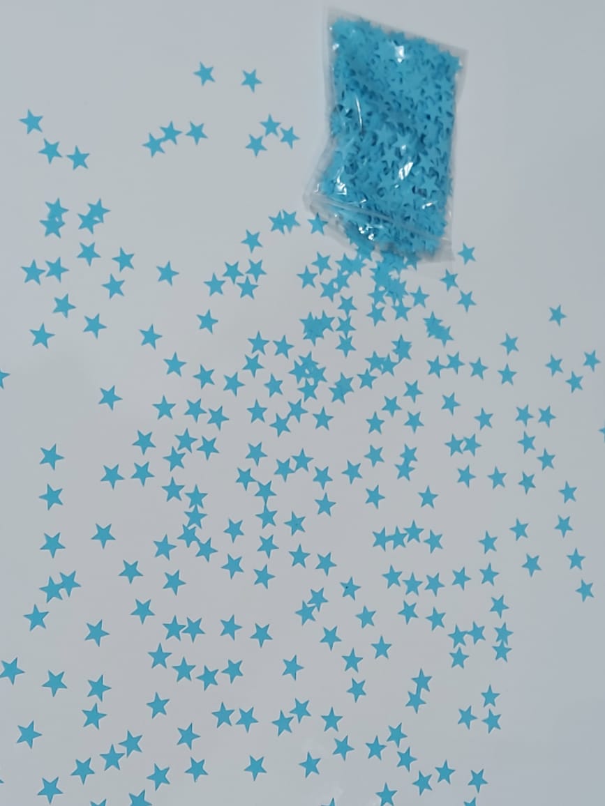 Baby Blue Stars Confetti
