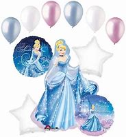 Cinderella Super Shape Foil Balloon- 90x55cm - PartyMonster.ae