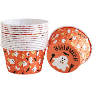 Halloween themed paper cup cake cups 50 pcs