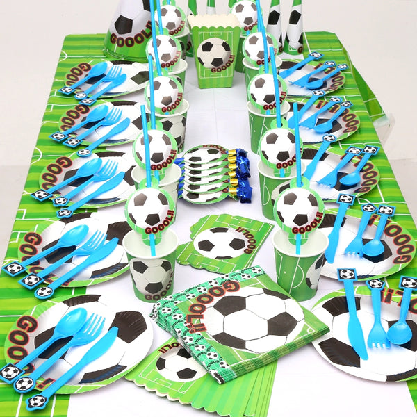 Football themed party supplies for sale in Dubai