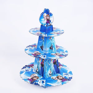 Frozen themed style 1 cupcake stand- 3 tier - PartyMonster.ae