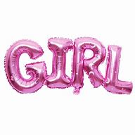 Pink GIRL letter balloons - PartyMonster.ae