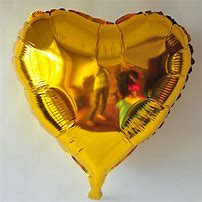 Gold Heart Foil - 18in - PartyMonster.ae