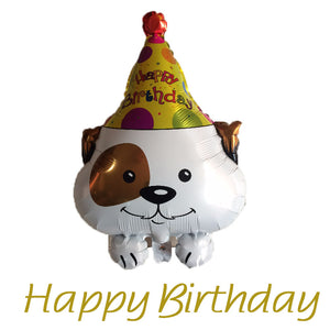 Happy Birthday Dog Foil Balloon - PartyMonster.ae