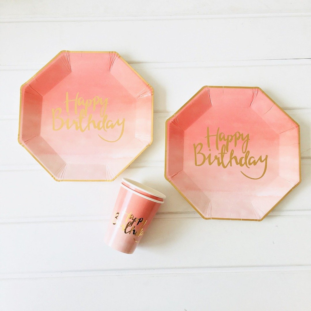 Happy birthday party cutlery for sale in Dubai