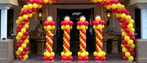 Balloon Arch Spiral Style - PartyMonster.ae