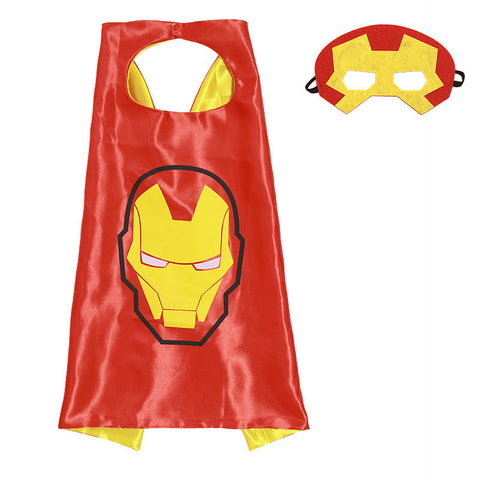 Ironman kid's drape and eye mask costume set