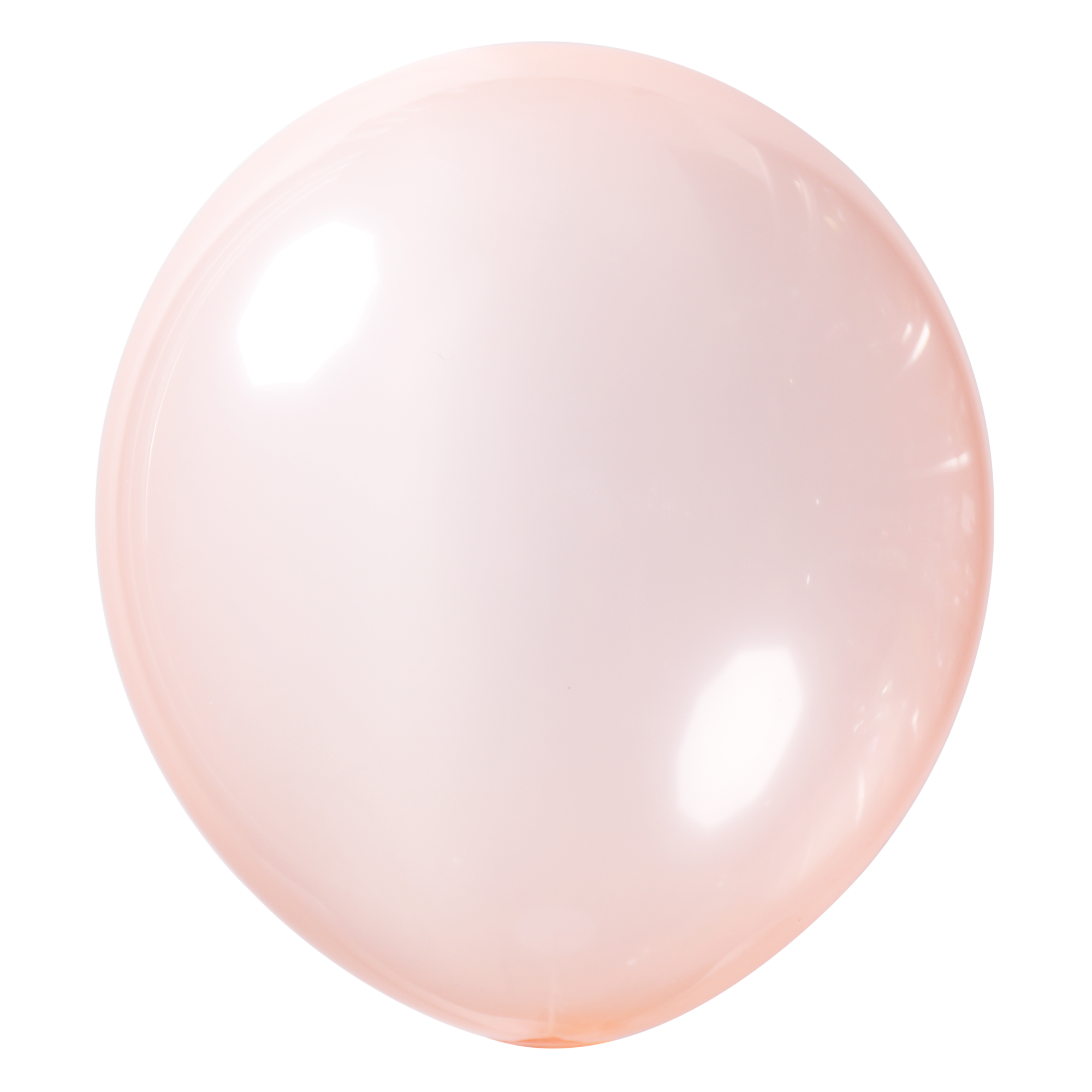 Orange bubble latex balloon for sale online in Dubai