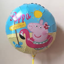 Peppa Pig Round Foil Balloon-18in - PartyMonster.ae