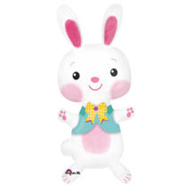 White and Pink Bunny/ Rabbit - PartyMonster.ae