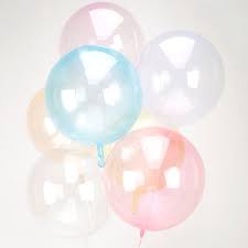 Pink Clear Balloon -24in - PartyMonster.ae