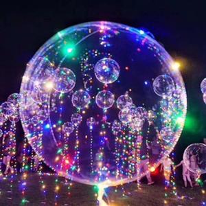LED Multicolor Balloon - Round - PartyMonster.ae