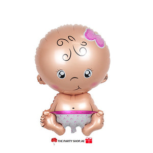 Baby Girl Foil Balloon - 32in - PartyMonster.ae