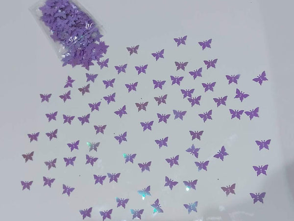 Purple Butterflies Foil Confetti for sale and delivery in Dubai