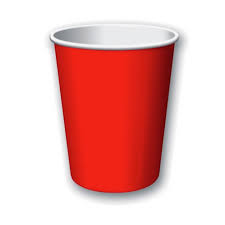Red Paper Cups - 10pcs - PartyMonster.ae