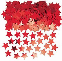 Red Star Confetti - PartyMonster.ae