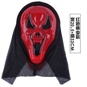Red reaper ghost face mask