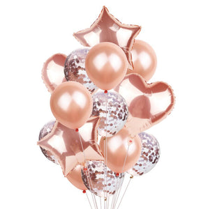 Rose gold mixed bouquet - PartyMonster.ae