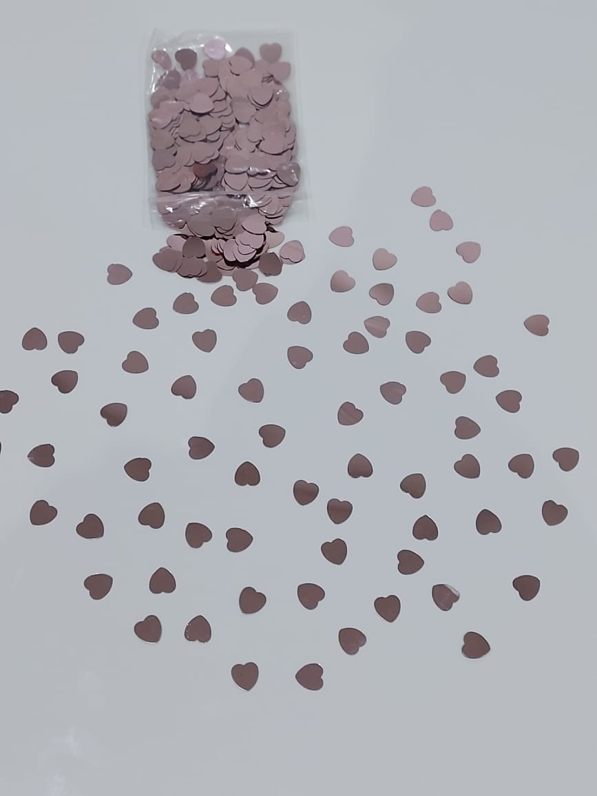 rose gold hearts foil confetti for sale online in Dubai