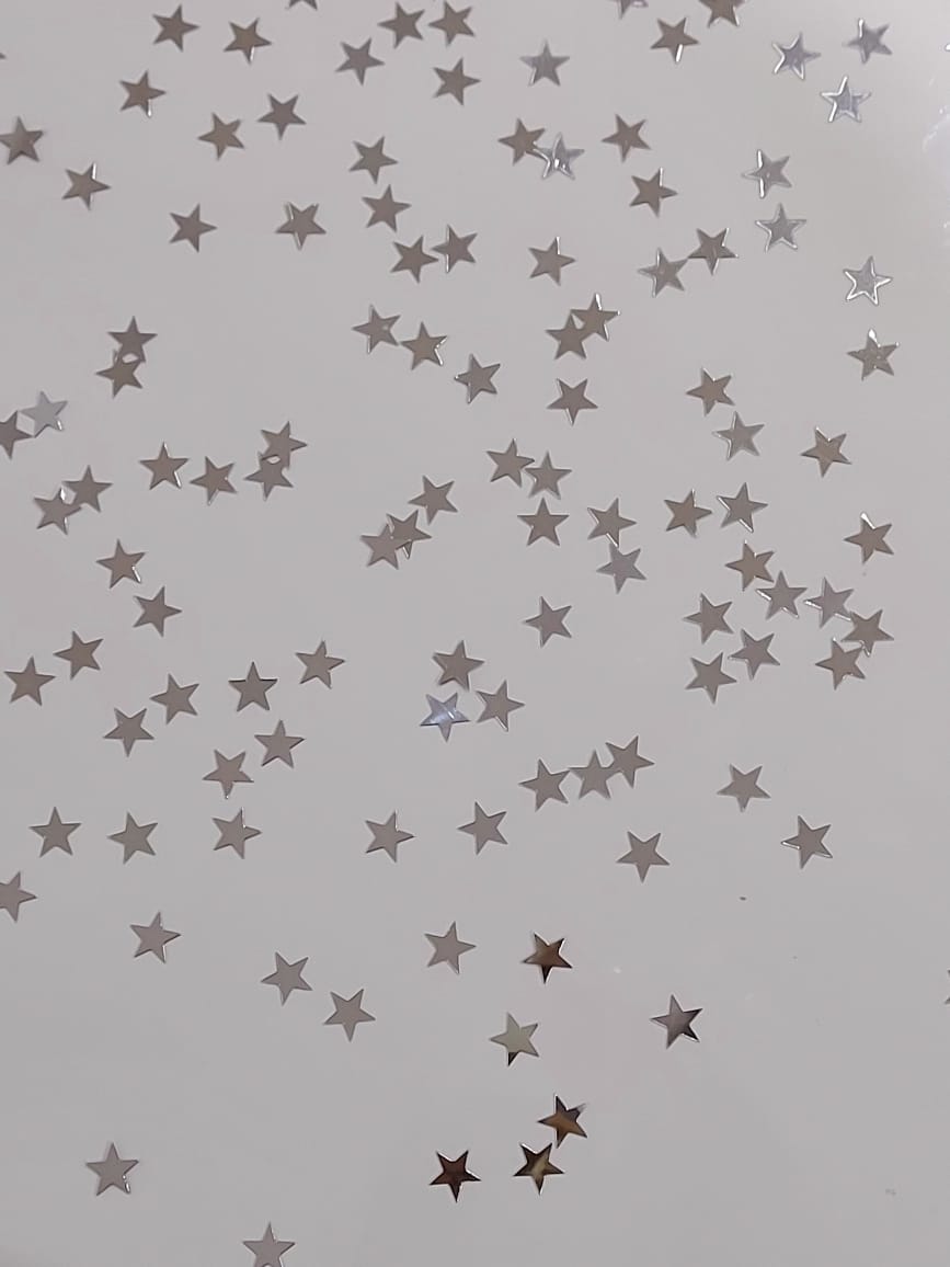 silver star confetti for sale online in Dubai