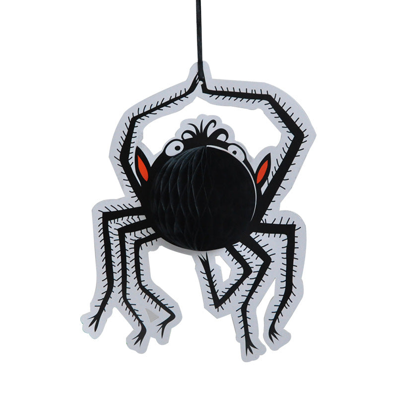 ديكورات معلقة على شكل قرص العسل على شكل عنكبوت