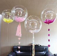 Transparent Balloon- 36in - PartyMonster.ae