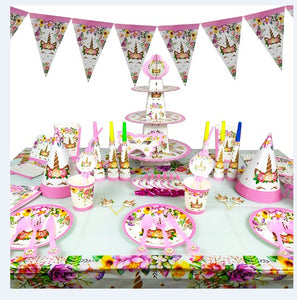 Unicorn themed party supplies for sale online in Dubai