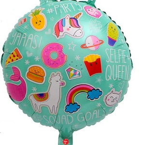 Unicorn Foil Balloon 18-inch - PartyMonster.ae