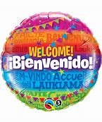 Welcome Multi colored Foil Balloon-18in - PartyMonster.ae