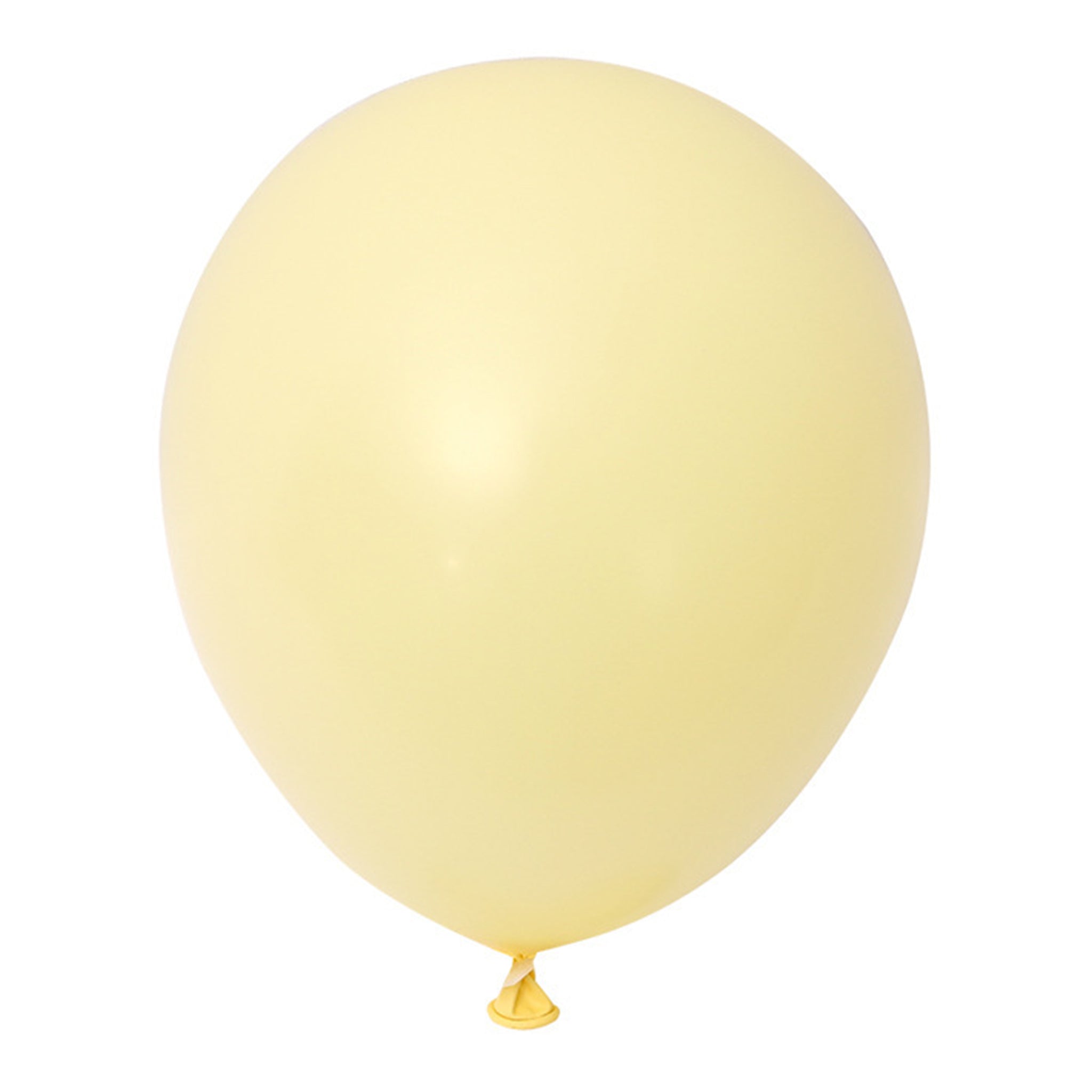 Pastel yellow latex balloons for sale online delivery in Dubai